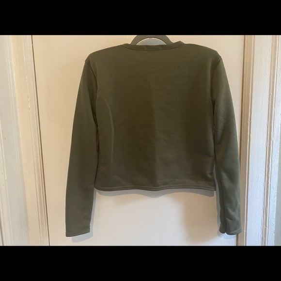 PrettyLittleThing Green Long Sleeve Shirt - Picture 2 of 5